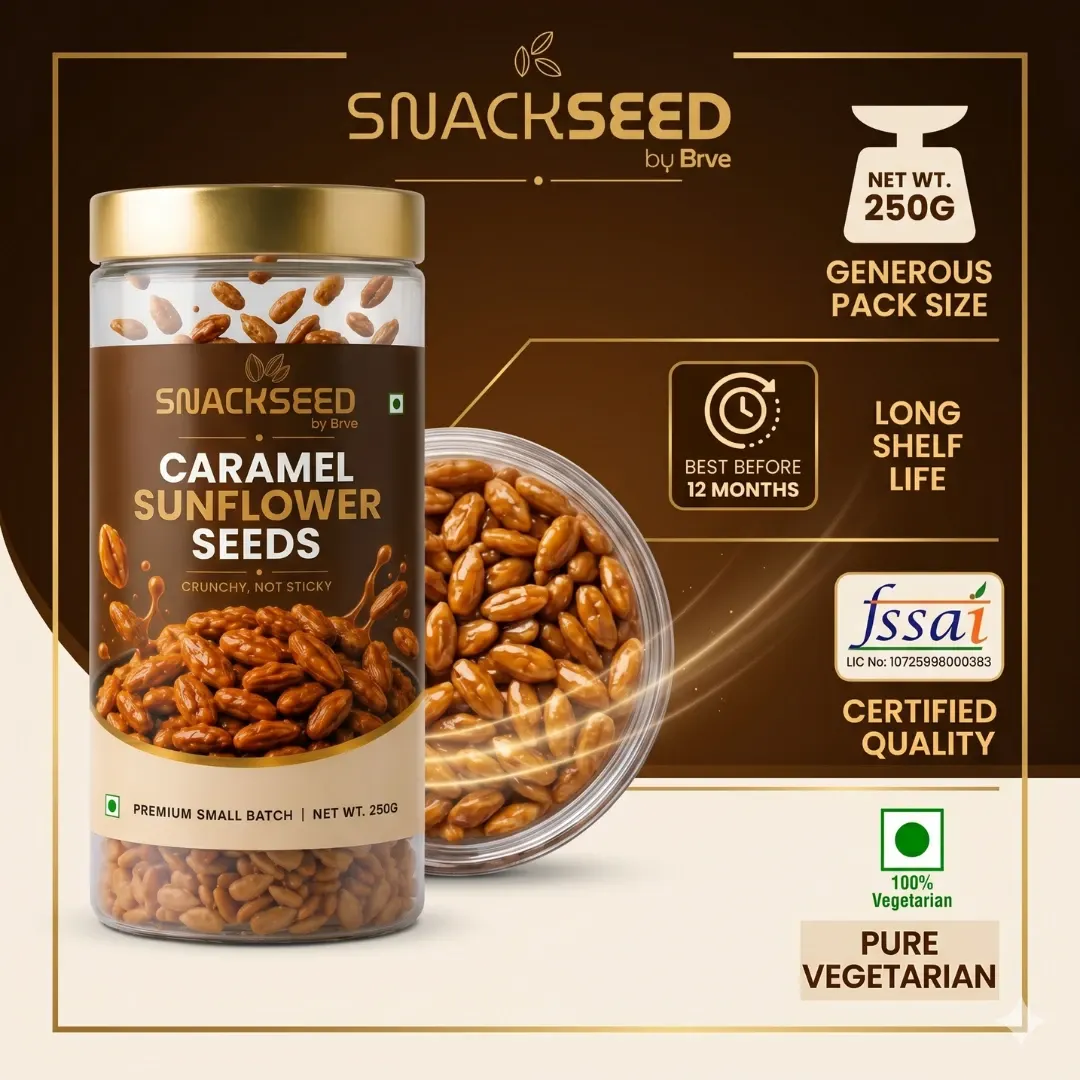 Caramel Coated Sunflower Seeds